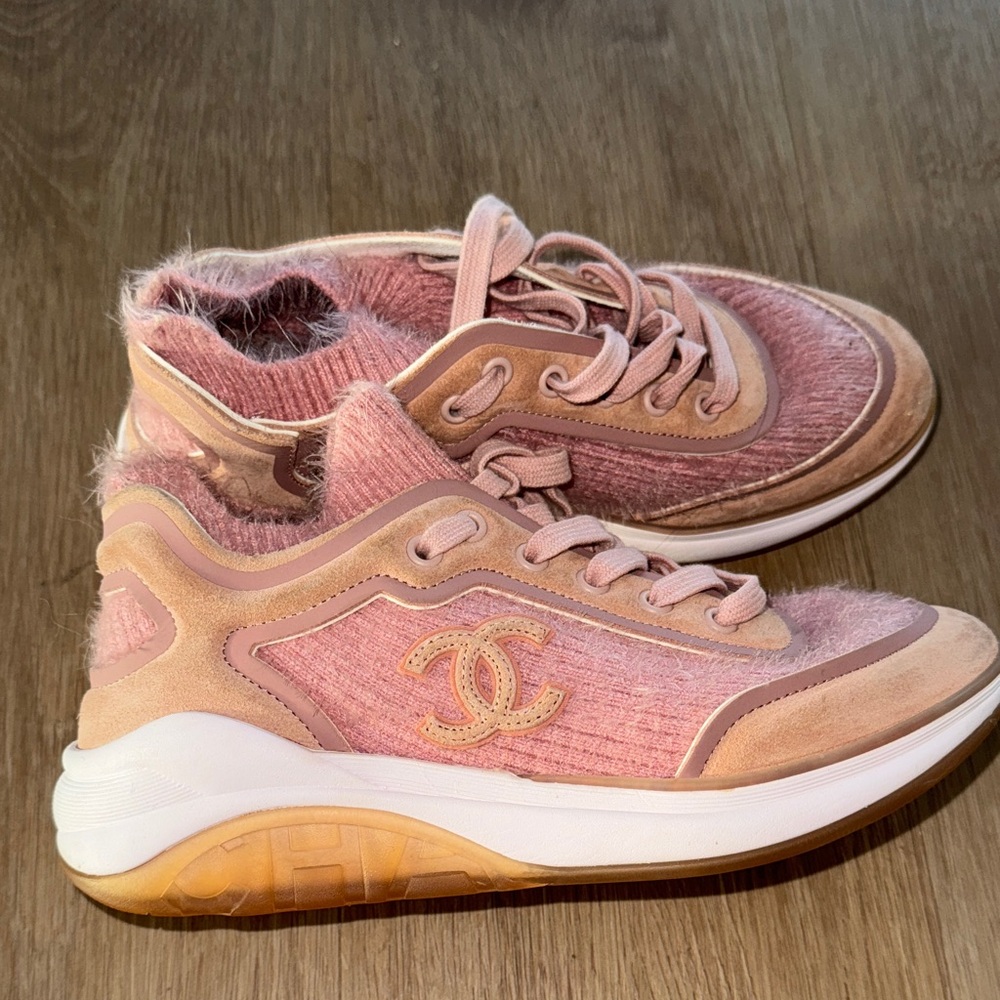 CHANEL Blush Pink Women's Sneakers